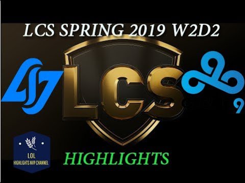 (LCS 2019)CLG vs C9 Highlights LCS Spring Split 2019 W2D2 Counter Logic Gaming vs Cloud9