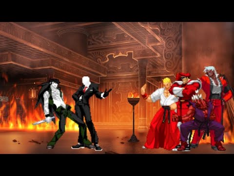 MUGEN: Slenderman/Jeff the Killer VS CVS Bosses