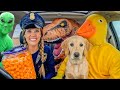 Police Steals Puppy From Rubber Ducky And Alien In Car Ride Chase