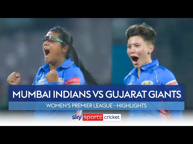 Harmanpreet Kaur shines in WPL opener! | Mumbai Indians v Gujarat Giants | WPL Highlights