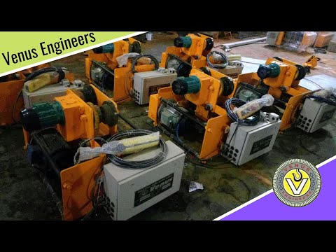 Double Girder I Beam Type Underslung EOT Crane