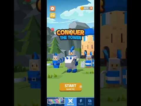 Gameplay CONQUER THE TOWER : Takeover Level 141 & Level 142, Strategy Game, GameLord 3D Android Game