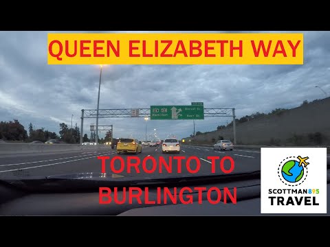Driving with Scottman895: QEW WB Hwy 427 to Hwy 407