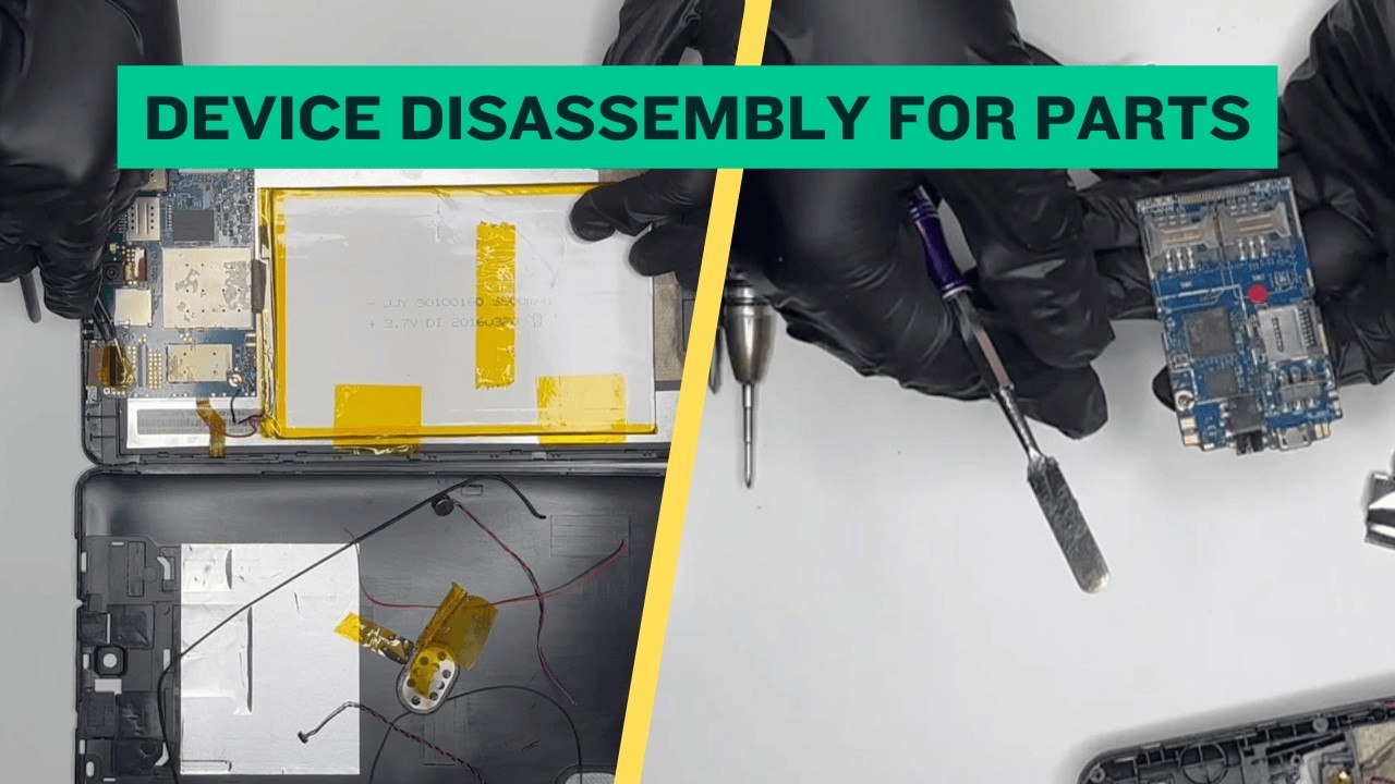 Device disassembly for parts