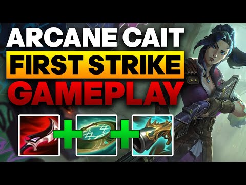 Lethality Caitlyn with First Strike is insanely broken?! - Caitlyn ADC Gameplay Season 12