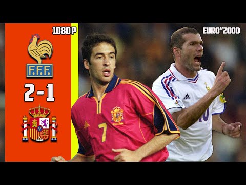 Spain vs France 1 - 2 Quarter Final Exclusives Euro 2000 HD
