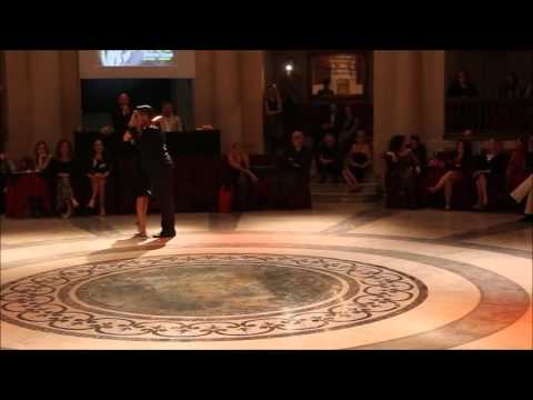  Jonathan Saavedra  and  Clarisa Aragon  are  dancing  to  "  De Antano  "  by  Juan D'Arienzo