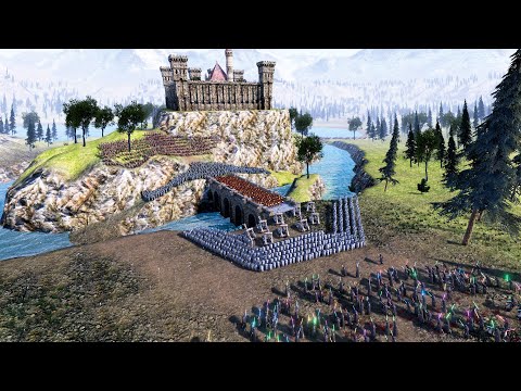 100 JEDI vs MEDIEVAL ARMY | CASTLE SIEGE | Ultimate Epic Battle Simulator