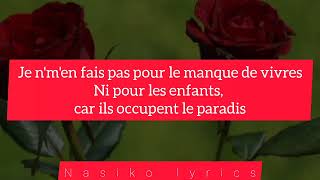 Gims les roses ont des épines (Vidéo/lyrics)