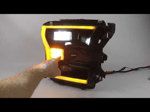 2015 Ford F150 - LED Headlights - Black Out + Diode Dynamics Switchback Boards