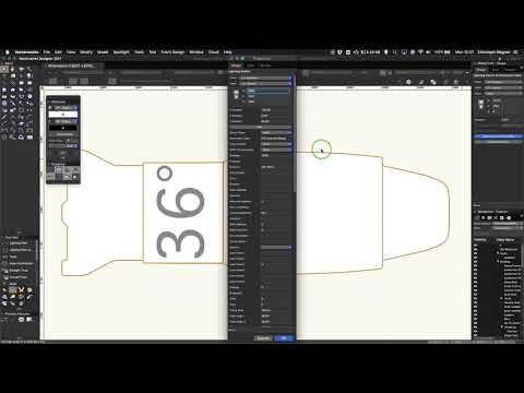 VWX - Vertical Lighting Positions (Booms)   Schematic Views (v2020 or newer)