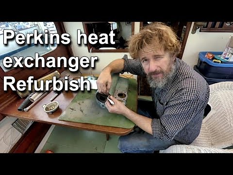 Ep 91 - Classic Boat Engine Repair | Fixing a Diesel Header Tank Leak on a Perkins Marine Engine