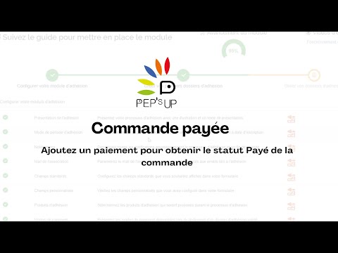 Commande pay&eacute;e