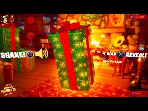 Secret Winterfest Presents Tricks..! (Fortnite Presents Guide)