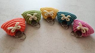How to Crochet a Mini Bag Keychain | Easy & Adorable!