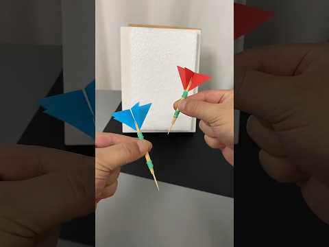 How to make Paper Darts || Dart origami || easy craft tutorial #shorts #short