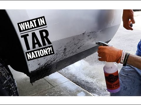 How to remove NASTY ROAD TAR from car paint!