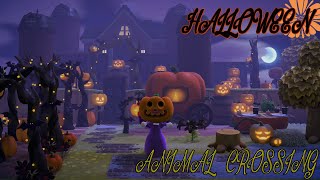 【あつ森】ハロウィン風お城を作ってみた！【あつまれどうぶつの森実況　島クリエイター　デザイン　HALLOWEEN】