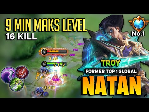 Fast Rotation Natan Best Build 2022 [ Former Top 1 Global Natan Gameplay ] By TROY - Mobile Legends