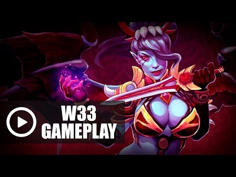 w33 (Queen of Pain) - Gameplay Dota 2