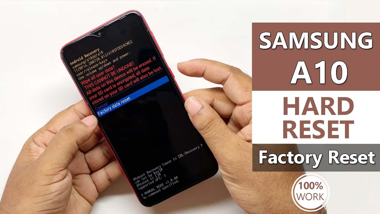 How to Hard Reset Samsung A10 |  Forgot Password? Factory Reset Samsung A10 Now