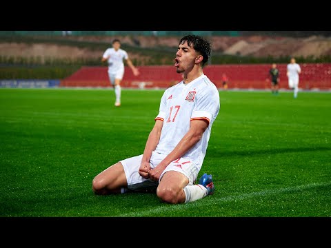 Ilias Akhomach vs Austria U19 | Spain U19 (23/3/22)
