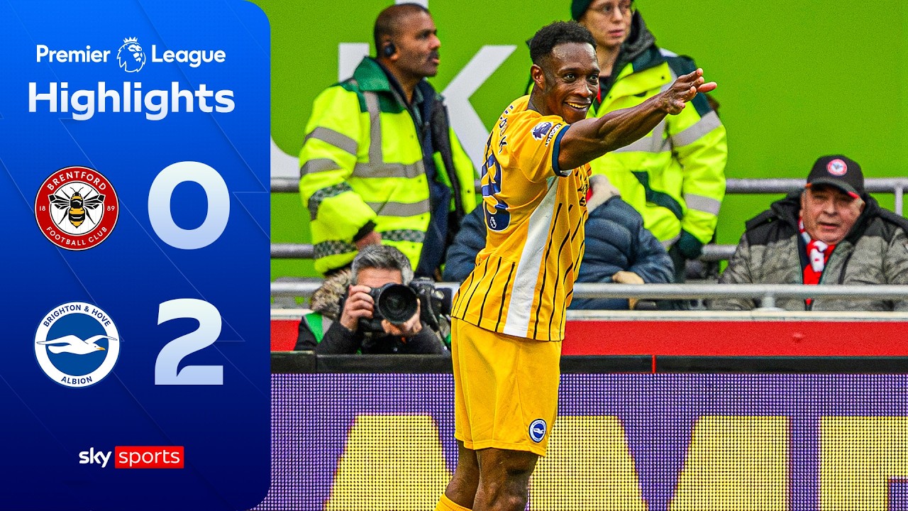 Seagulls end six-game winless league run! ✅ | Brentford 0-2 Brighton | Premier League Highlights