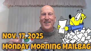 11 17 2025 Monday Morning Mailbag!  Giveaway Edition!