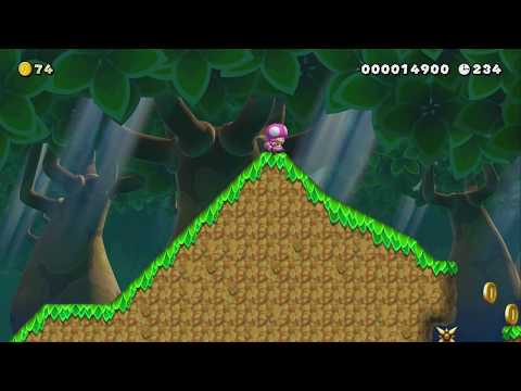 wiggler forest by Mr.Maker75 - Super Mario Maker 2 - No Commentary 1bx 1by