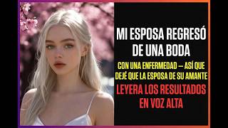 Mi esposa volvió enferma de una boda y dejé que la esposa de su amante leyera los resultados.