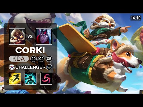 Corki vs Varus ADC - KR CHallenger - Patch 14.10 Season 14