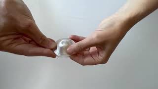 Silverette - Silver Cups Silver Breast Shields with Silicone or Velcro Rings - 2 Sizes