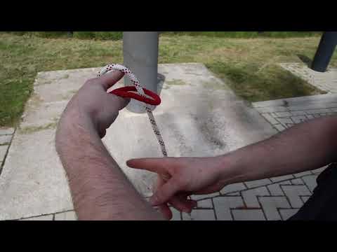 Knoten und Stiche, der Schotenstich