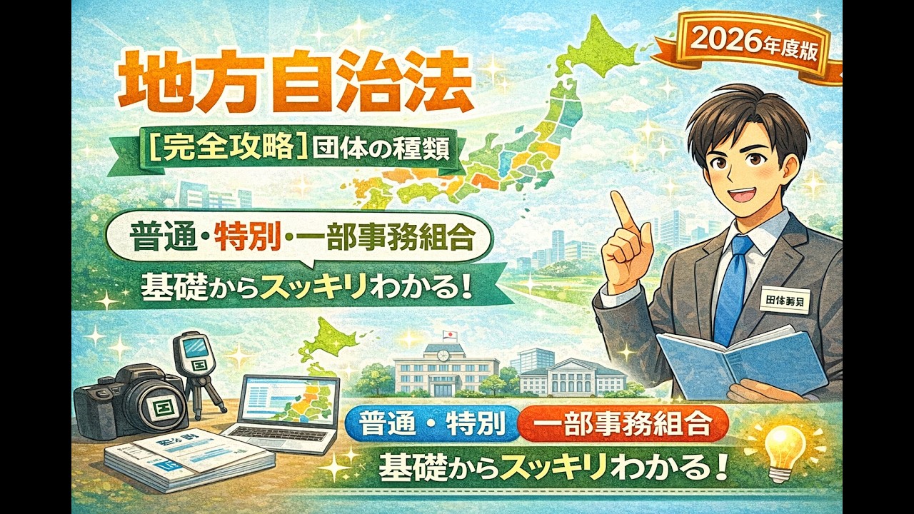 初めての地方自治法１・地方公共団体の種類【新社会人の方へ】