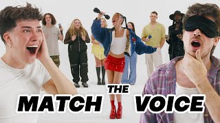 Blind Match Voice to Singer W/ James Charles