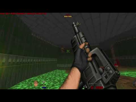 Maps of Chaos, E1M1, Overkill version (Brutal Doom Platinum 3.0, UV)