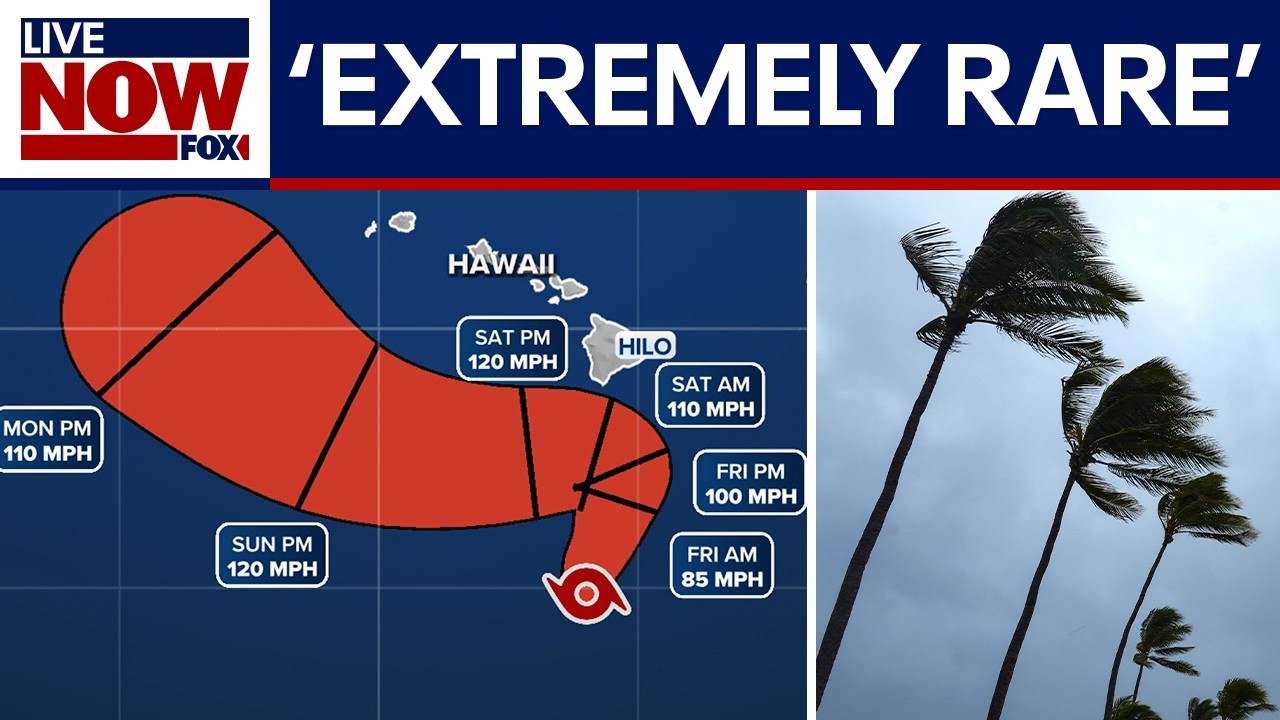 Hawaii on high alert as Tropical Storm Nolo nears hurricane strength