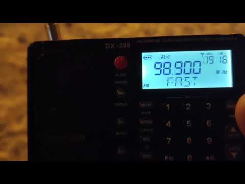 Budapest FM radio night bandscan Hungary