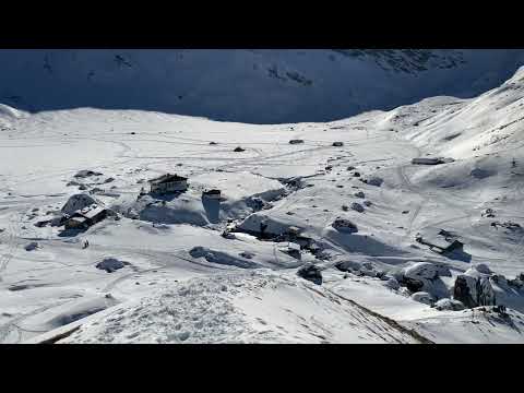 Panoramic Winter View on the Swiss Alps, Engstligenalp/Adelboden (February 2023)