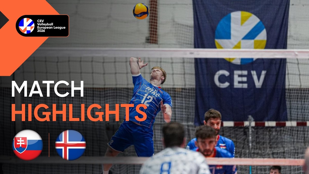 Highlights | Slovakia vs. Iceland | CEV Volleyball European League 2026 | Men