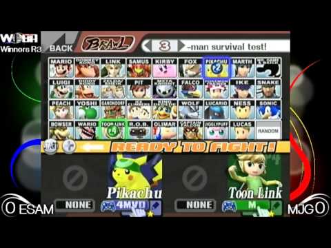 ESAM (Pikachu) vs. MJG (Toon Link/Metaknight)