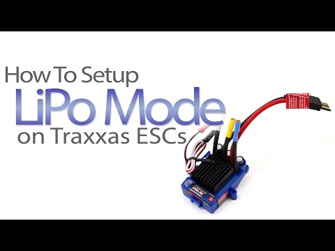 How To: Traxxas ESC LiPo Mode Selection