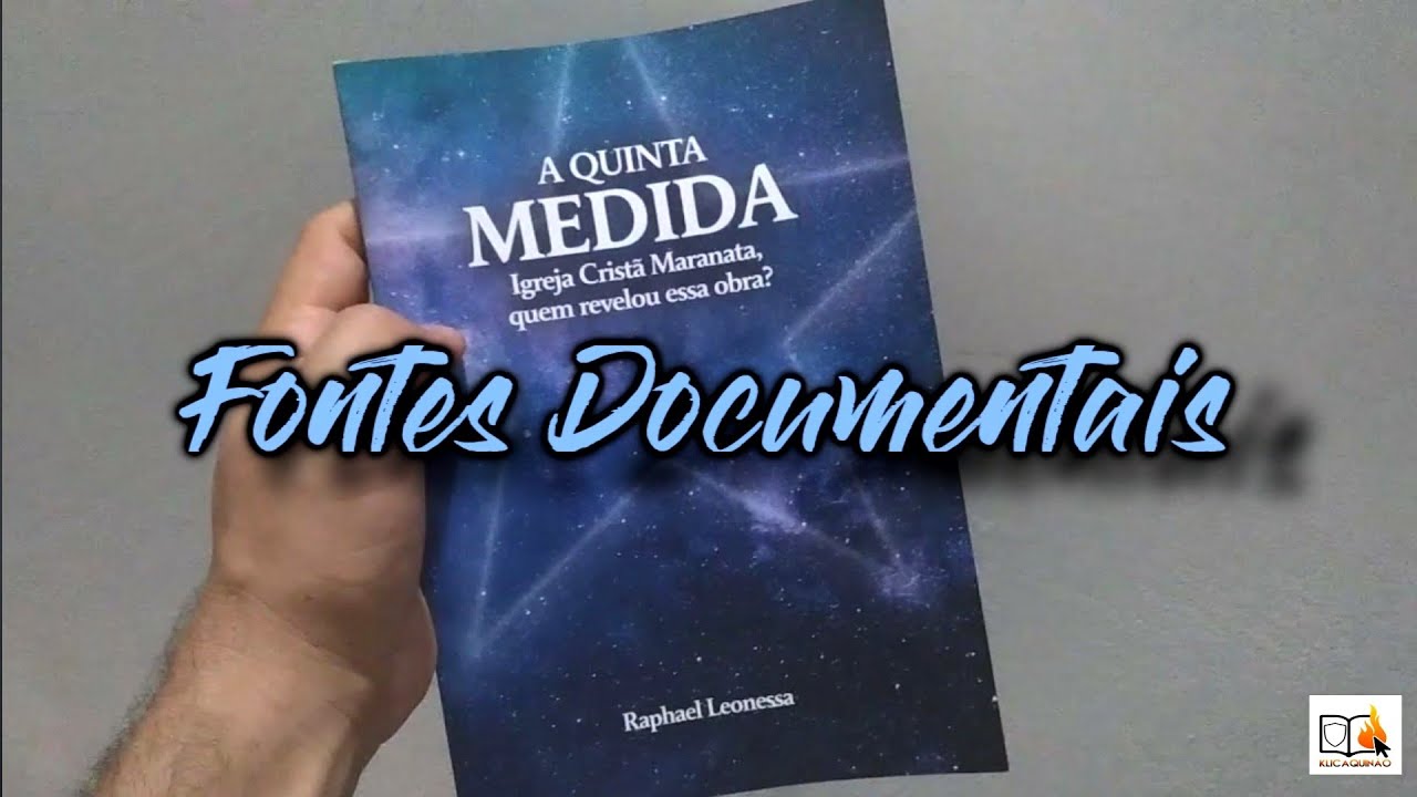 Igreja Cristã Maranata/ Fontes documentais, parte 01