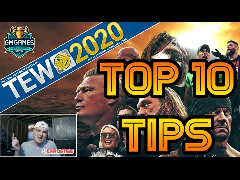 Top 10 Tips in Total Extreme Wrestling 2020 | TEW 2020 | From Cards