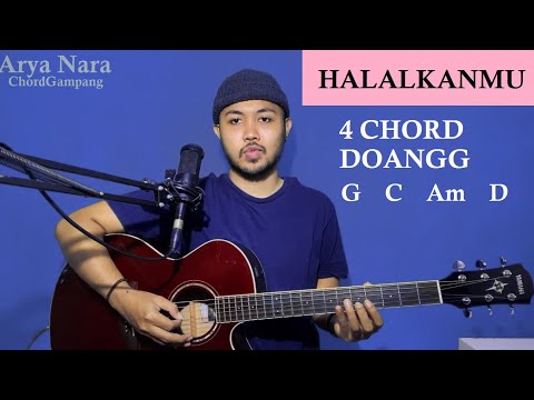 Chord Gampang (Halalkanmu - Aaron Ashab) Arya Nara (Tutorial Gitar) Pemula