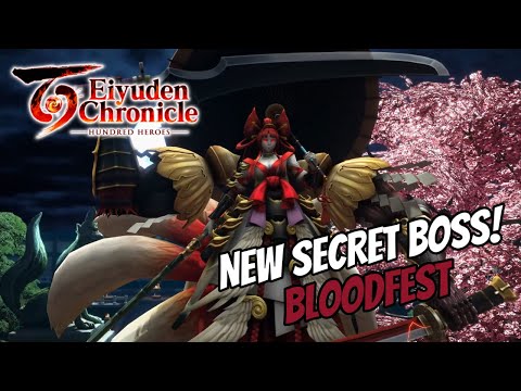 Eiyuden Chronicle: Hundred Heroes - NEW SECRET BOSS!  BLOODFEST [4K 60FPS]