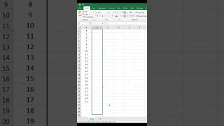 Simple Steps to Add Serial Number in Excel | #shorts #exceltips #exceltricks