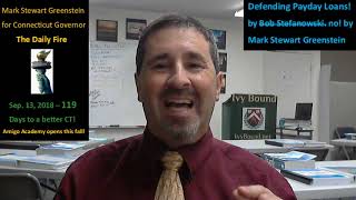 Sep13 Mark Stewart Greenstein Defending Pay Day Loans. notBS