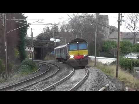 66427 5z66 Carlisle Kingmoor - Crewe Carriage Sidings, Sun. 7th December 2014