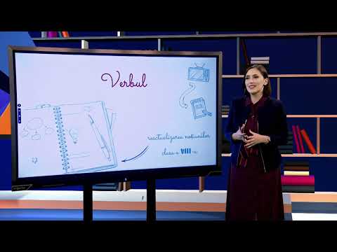 TeleŞcoala: Limba şi literatura română clasa a VIII-a - Verbul (@TVR2)
